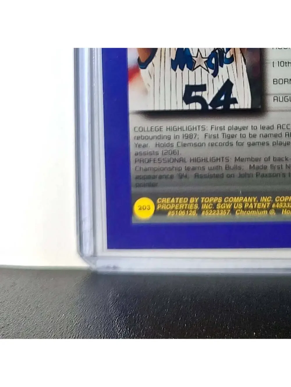 Horace Grant 1994-95 Topps Finest #203 Collegiate Best